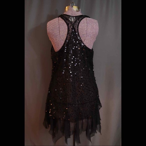 Free People Sequin Slip Dress - Picture 2 of 5